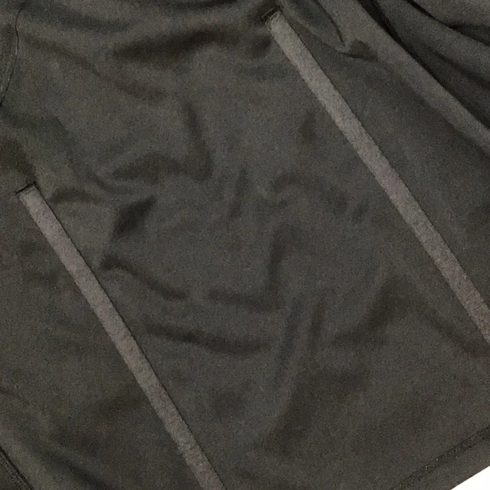 Black zip front shapewear tank XL 40% spandex